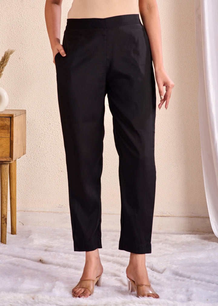 Cotton Ankle-Length Western Wear Pants - Stylish & Comfortable