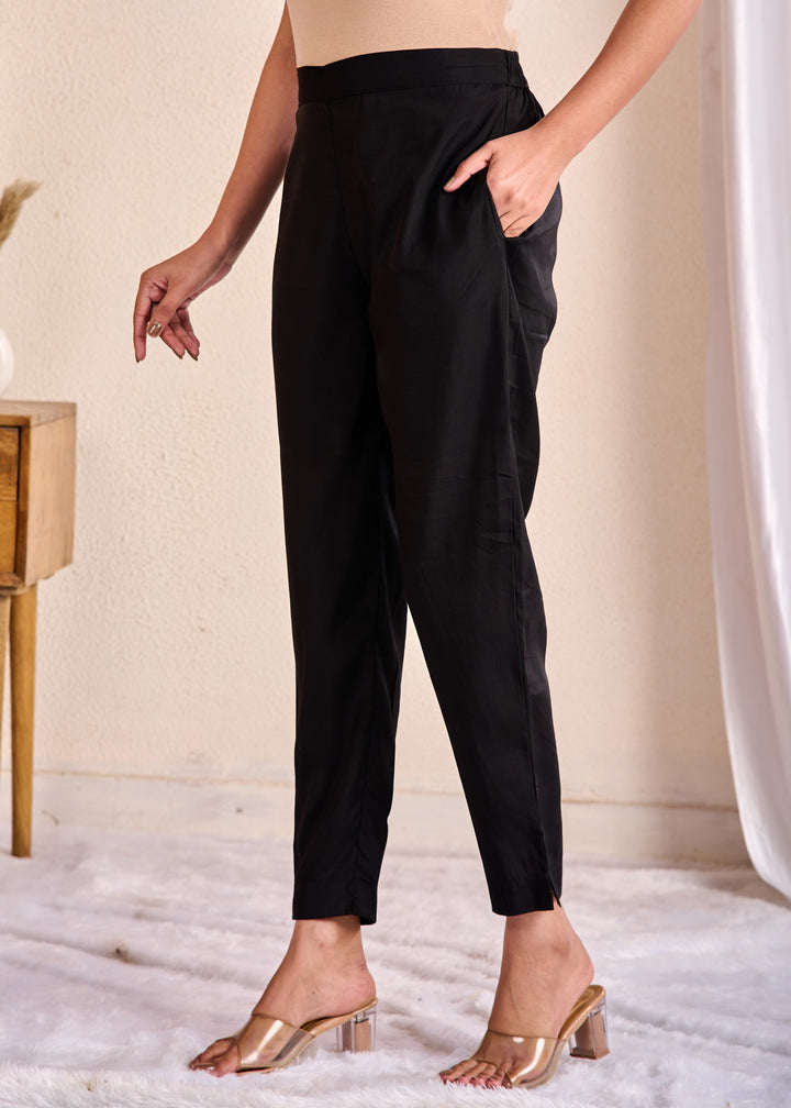 Cotton Ankle-Length Western Wear Pants - Stylish & Comfortable