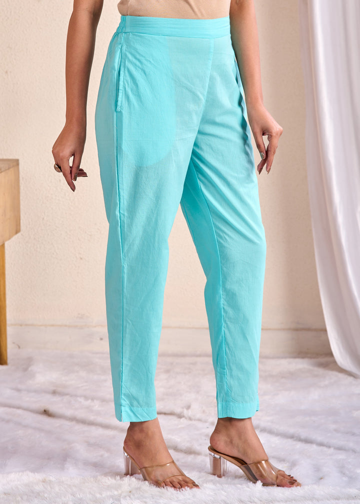 Cotton Ankle-Length Western Wear Pants - Stylish & Comfortable
