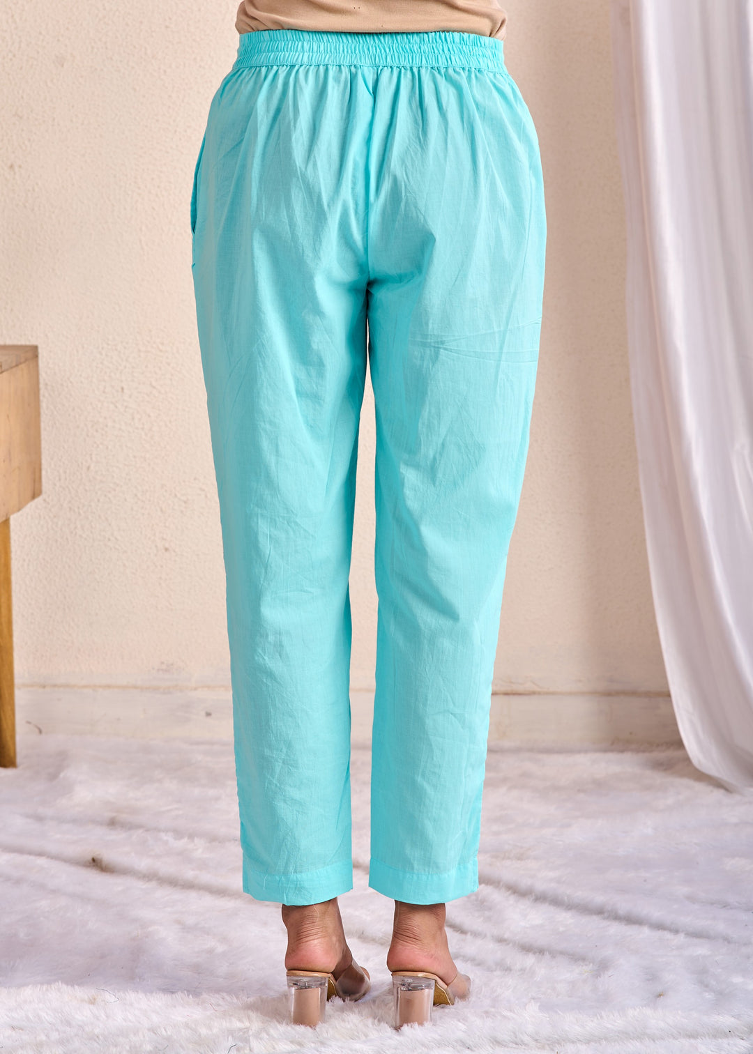 Cotton Ankle-Length Western Wear Pants - Stylish & Comfortable