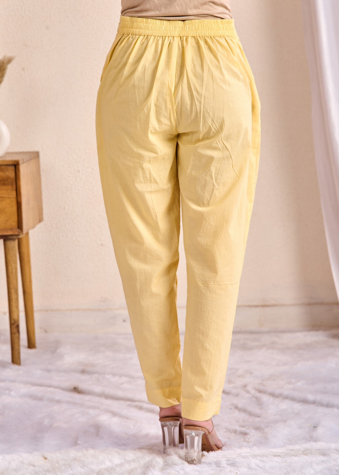 Cotton Ankle-Length Western Wear Pants - Stylish & Comfortable