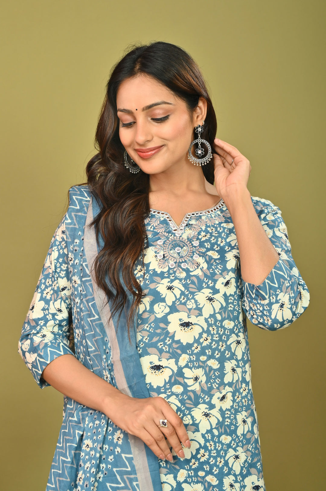 Graceful Hues Cotton Kurta Set