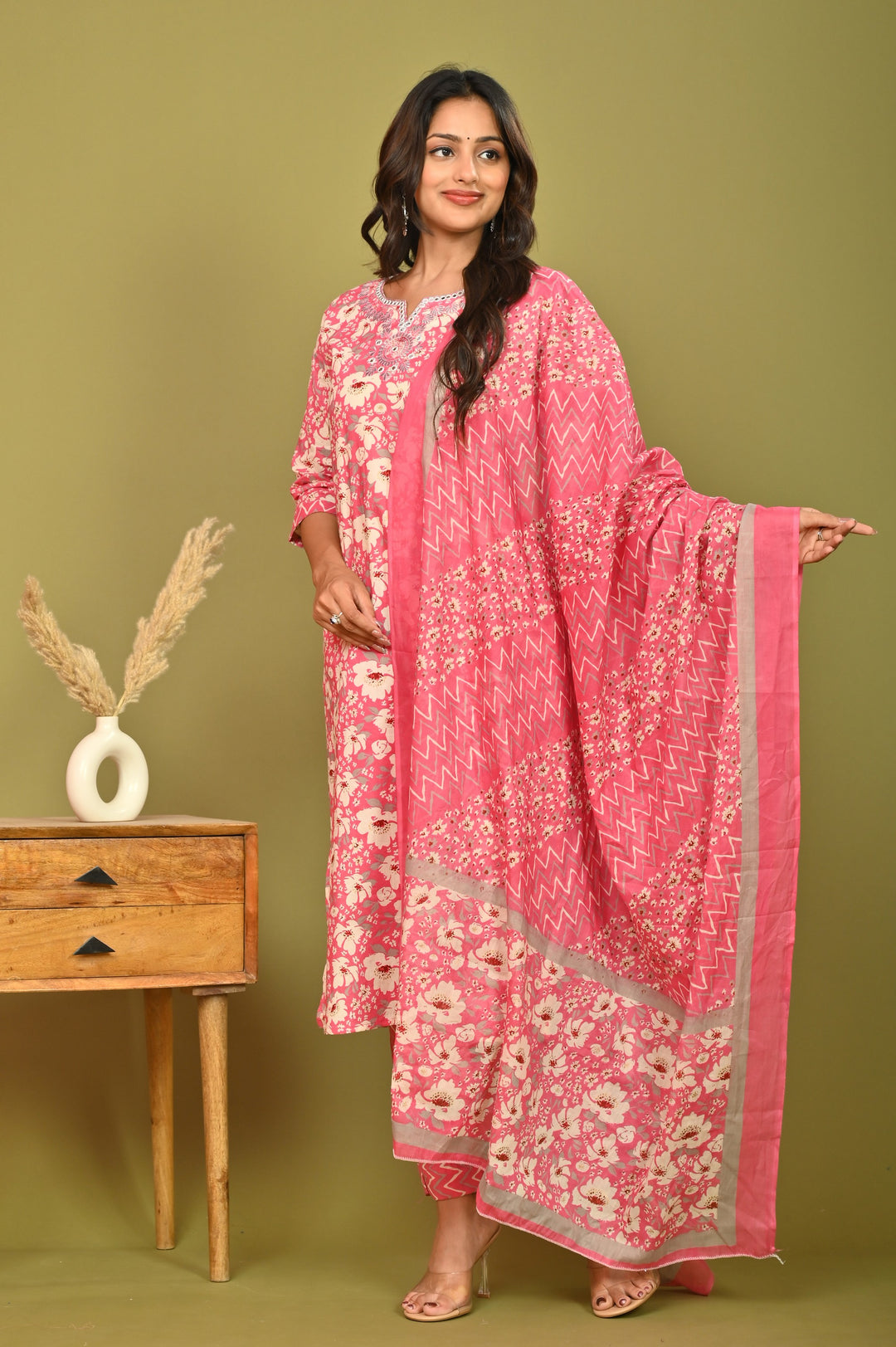 Graceful Hues Cotton Kurta Set